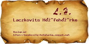 Laczkovits Hófehérke névjegykártya